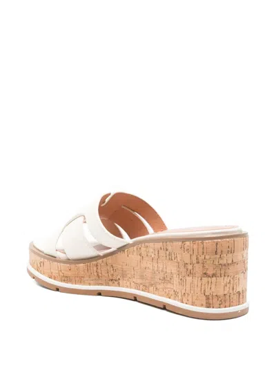 Bibi Lou 65mm Holly Leather Sandals In White
