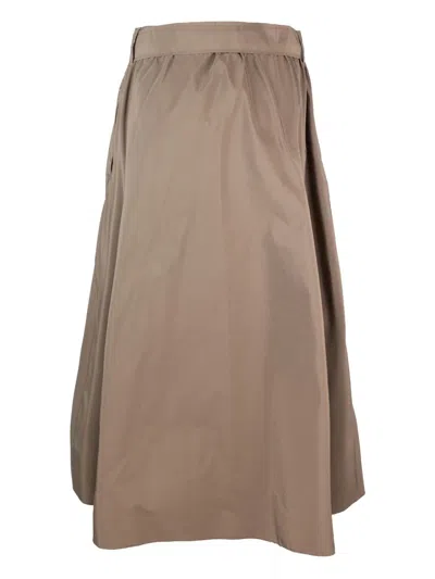 Max Mara Belted Midi Skirt