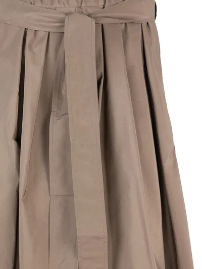 Max Mara Belted Midi Skirt