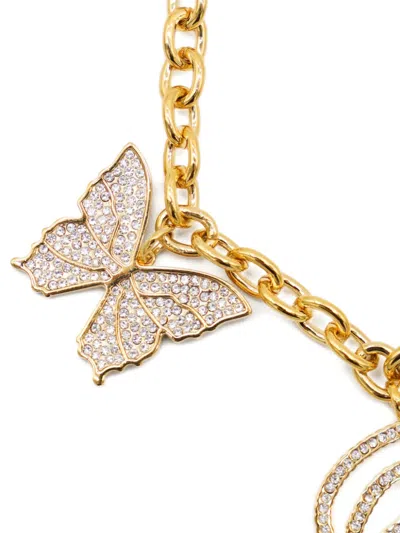 Blumarine Crystal-embellished Chain-link Bracelet