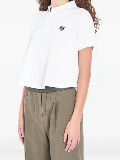 Loewe Women Cotton Trapeze Polo Shirt