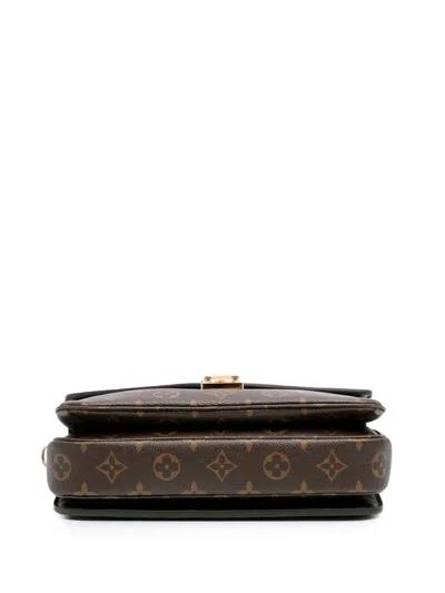 Pre-owned Louis Vuitton 2021-2025 Monogram Pochette Metis Satchel