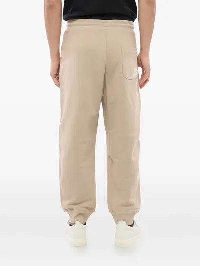 Giorgio Armani Elastic-waist Drawstring Sweatpants In Brown