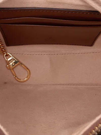 Pre-owned Gucci 2016-2025 Mini Gg Supreme Half Moon Bag Satchel