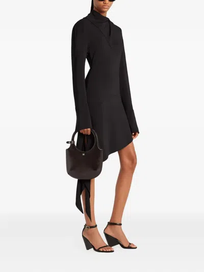 Courrèges Holy Shoulder Bag In Brown