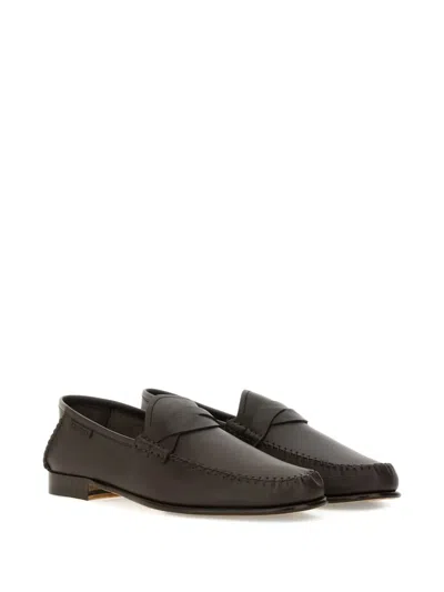 Tom Ford Leather Penny Loafers