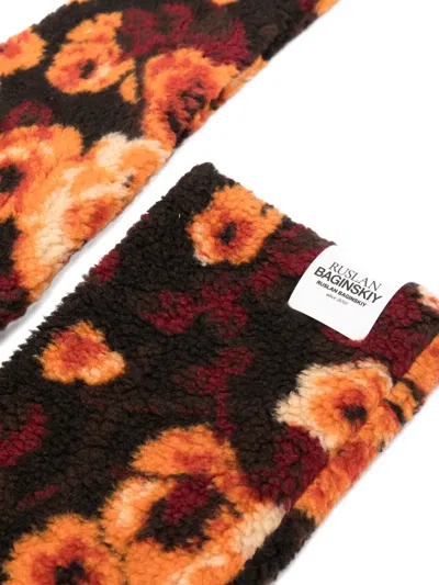 Ruslan Baginskiy Polyester Scarves & Gloves In Brown