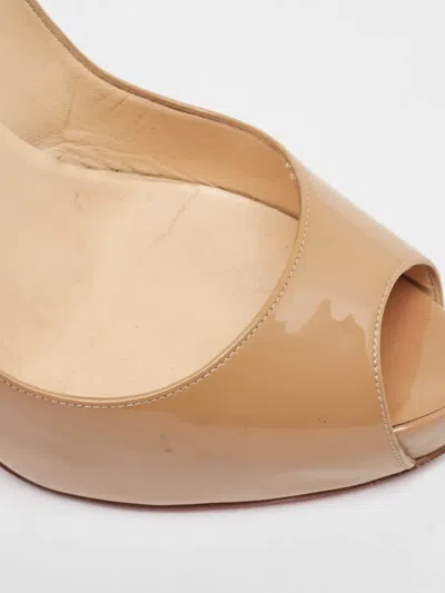 Pre-owned Christian Louboutin 120mm New Very Prive Patent-leather Pumps