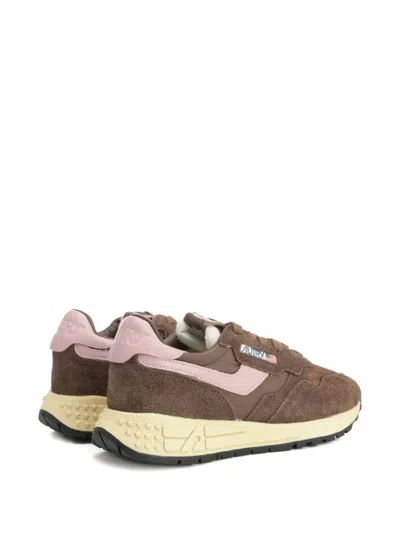 Autry Multicolor Fabric And Suede Reelwind Sneakers In Multi