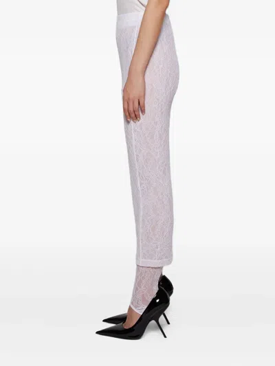 Wardrobe.nyc Lace Tube Midi Skirt