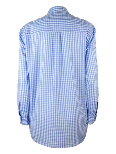 Mc2 Saint Barth Gingham Embroidered Shirt