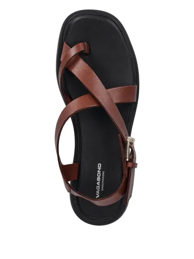 Vagabond Connie Buckle-fastening Cross-strap Sandals In Blue