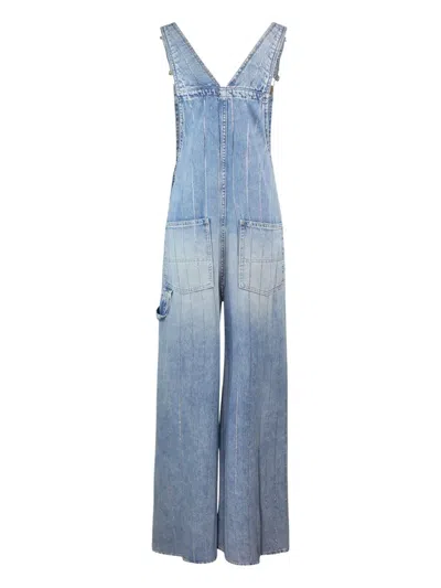 Cycle Tuta Vicky Bleach Subtle Fading And Whiskering In Blue