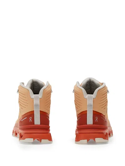 On Running Cloudrock High-top Sneakers In Orange
