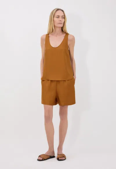 Loulou De Saison Gaby Top Woman Ocher