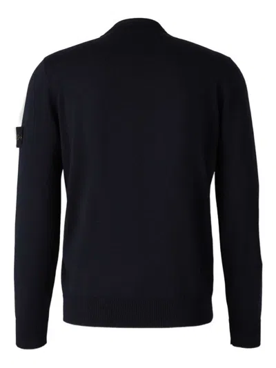 Stone Island Light Rws Pure Wool Crew Neck