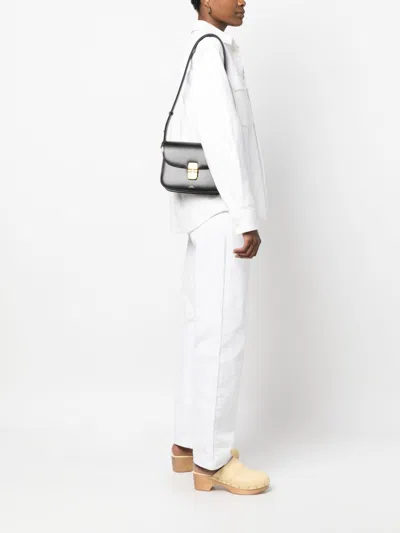 Apc A.p.c. Sac Grace Small Shoulder Bag In Black