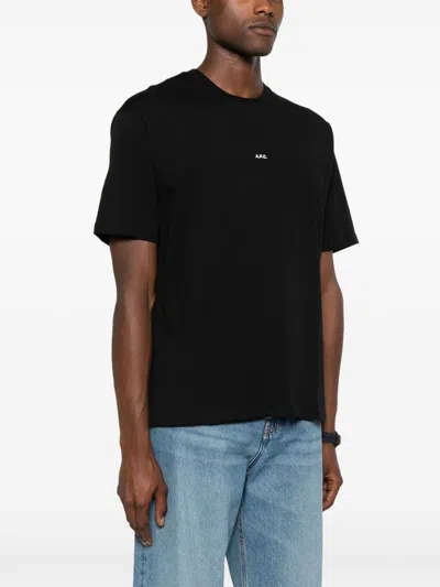 Apc Boxy Micro Logo T-shirt In Black