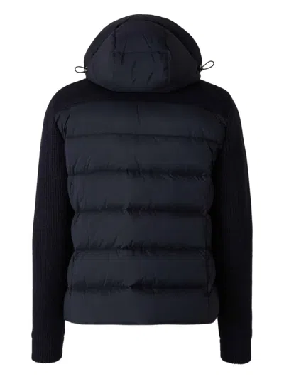 Moorer Men Royal Blue Padded Jacket, Xl Luxury Jackets For Men Darveys In Black