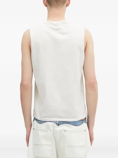 Aries Print T-shirt In White