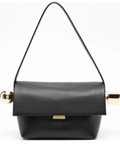 Jacquemus Le Rond Carre Leather Shoulder Bag