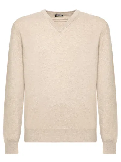 Zegna V-neck Knitted Jumper