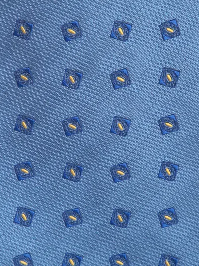 Kiton Ties In Blue