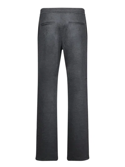 Canali Wool Trousers In Gray