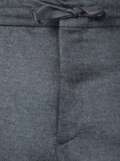 Canali Wool Trousers In Gray