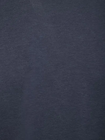 Tom Ford Crew Neck Plain Design Short Sleeves In Blue
