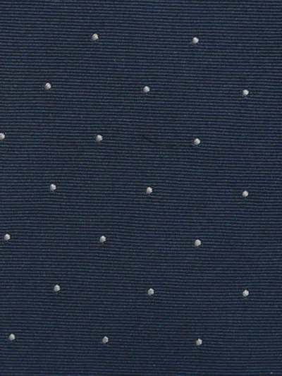 Tom Ford Mini Polka Dot Blue Tie In Blue