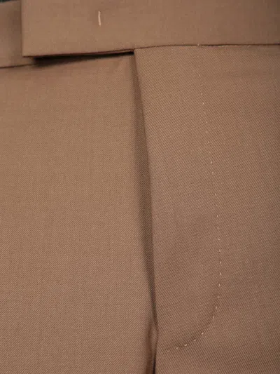 Pt Torino Rebel Twill Trousers In Biscotto In Brown