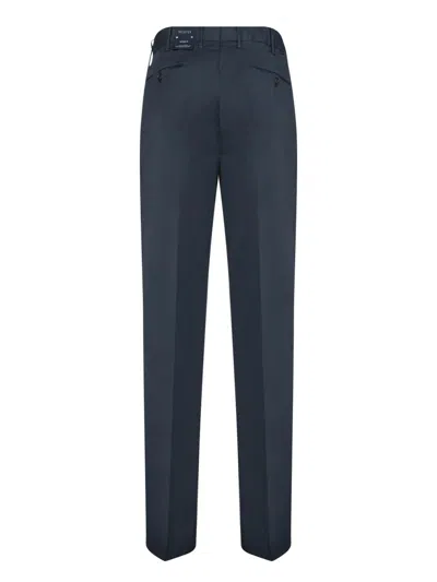 Incotex Batavia Blue Trousers In Blue