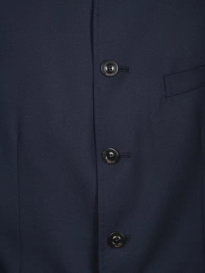 Boglioli Blue Hopsack Jacket In Blue