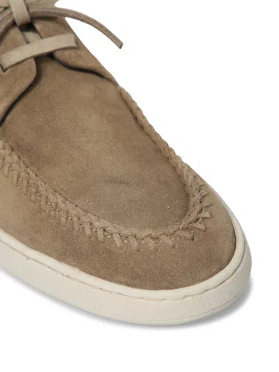 Officine Creative Herbie Lead Lace Suede Brown Loafer