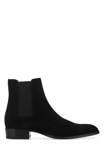 Saint Laurent Wyatt 30 Otterproof Chelsea Boot In Black