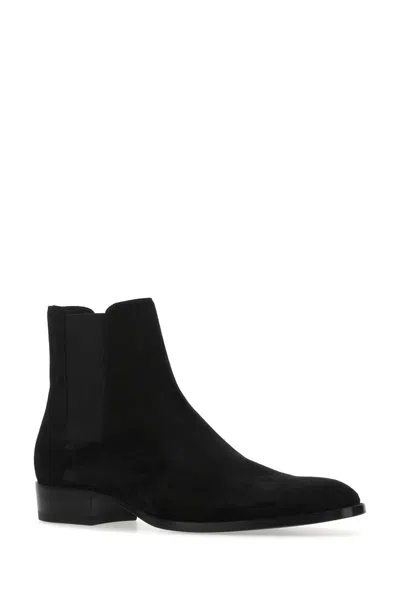 Saint Laurent Wyatt 30 Otterproof Chelsea Boot In Black