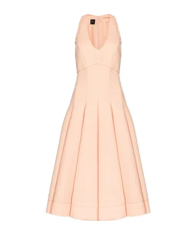 Pinko Robe Midi En Popeline Technique