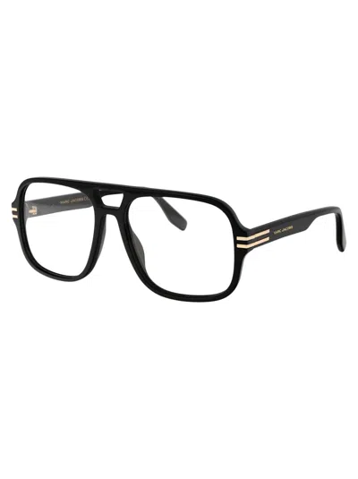 Marc Jacobs Havana Acetate Glasses In Brown