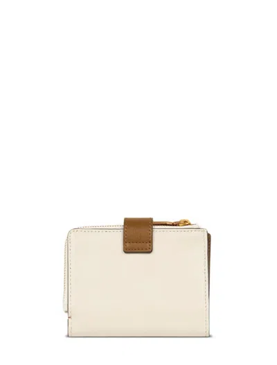 Etro Small Leather Wallet In Neutral