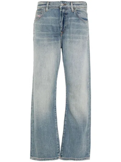 Diesel Halbhohe 1999 D-reggy Straight-leg-jeans In Blue