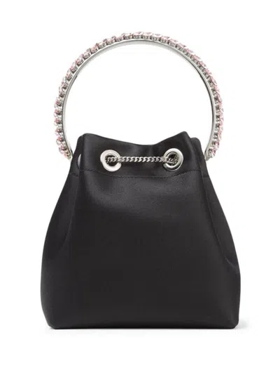 Jimmy Choo Bucket Bag With Chain Handle And Tassel Detail