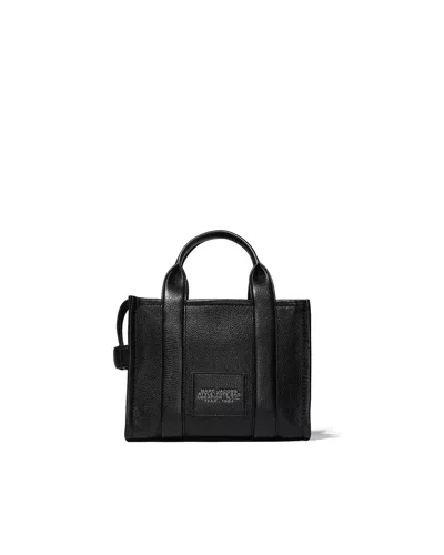 Marc Jacobs Mini Leather Tote Bag In Black