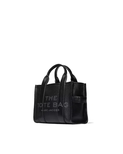 Marc Jacobs Mini Leather Tote Bag In Black