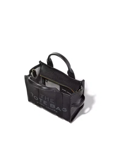 Marc Jacobs Mini Leather Tote Bag In Black
