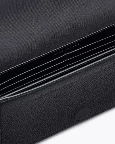 Marc Jacobs Borsa A Tracolla Nera In Pelle Martellata Color Nero In Black