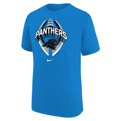 Nike Carolina Panthers Legend Icon Big Kidsâ  Dri-fit Nfl T-shirt In Blue