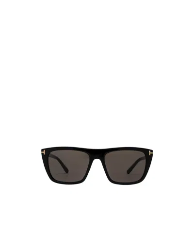 Tom Ford Eyewear Aslan Square-frame Sunglasses In Brown