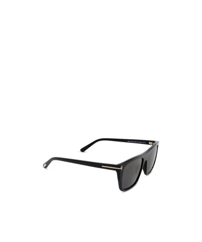 Tom Ford Eyewear Aslan Square-frame Sunglasses In Brown