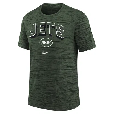 Nike New York Jets Sideline Velocity Big Kidsâ  Dri-fit Nfl T-shirt In Green